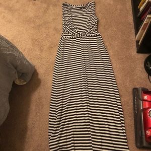 Stripy Maxi Dress